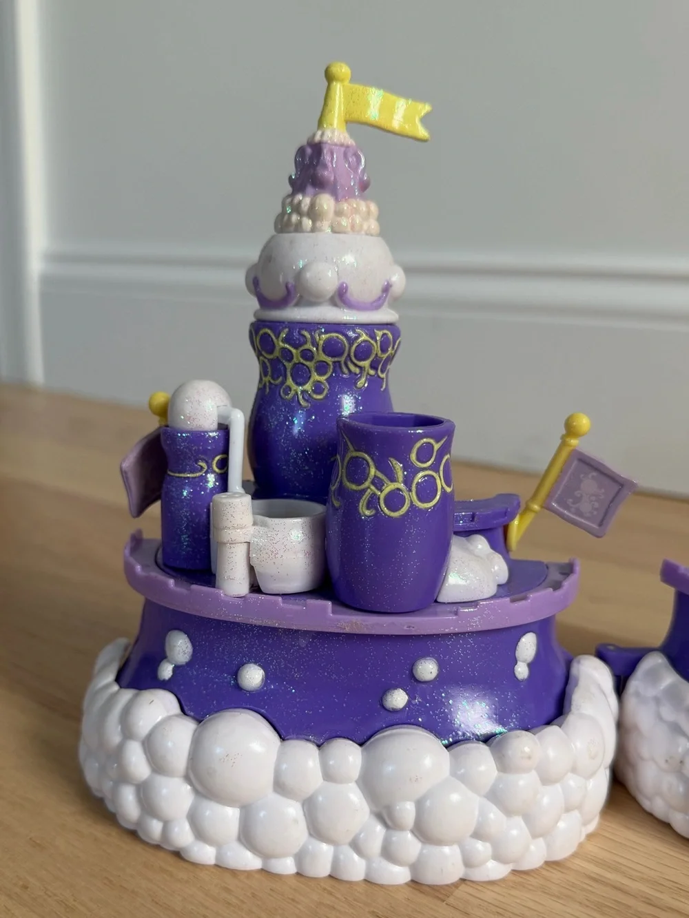 VTG 1996 Trendmasters Starcastle Bubble Castle Purple Retro Playset ONLY